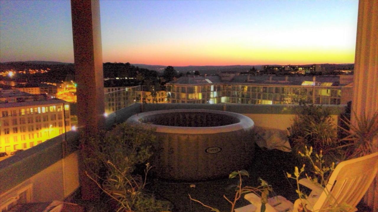 Preciosa Habitacion Suite En Atico Con Terraza Santiago de Compostela Exterior foto